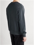 NN07 - Briggs Logo-Appliquéd Cotton-Jersey Sweatshirt - Gray