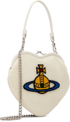 Vivienne Westwood Off-White Belle Heart Frame Bag