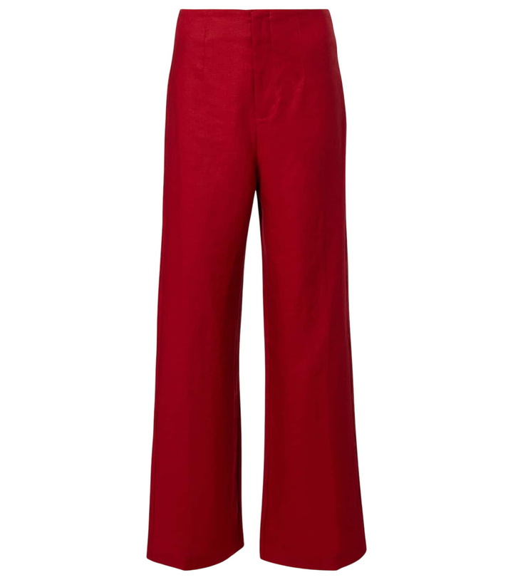Photo: Faithfull Isabel high-rise linen straight pants