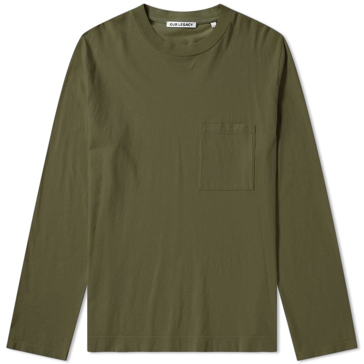 Photo: Our Legacy Long Sleeve Box Tee Green