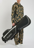 Malbon Malbon Embroidered Faux Leather Golf Cart bag - Black - One Size