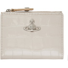 Vivienne Westwood Off-White Slim Flap Card Holder