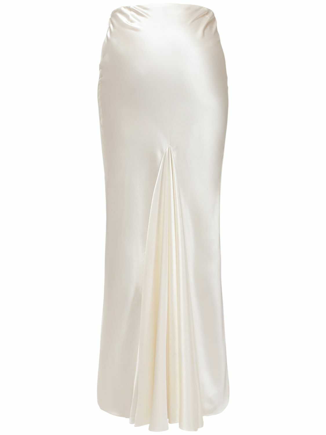 【関税＆送料込み】Saint Laurent Satin Long Skirt Saint Laurent Long Skirt in Silk Satin Crepe | Saks Fifth Avenue