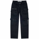 OPEN YY Women's Cargo Pocket Jeans in Black