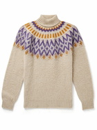 Howlin' - Fair Isle Wool Rollneck Sweater - Neutrals