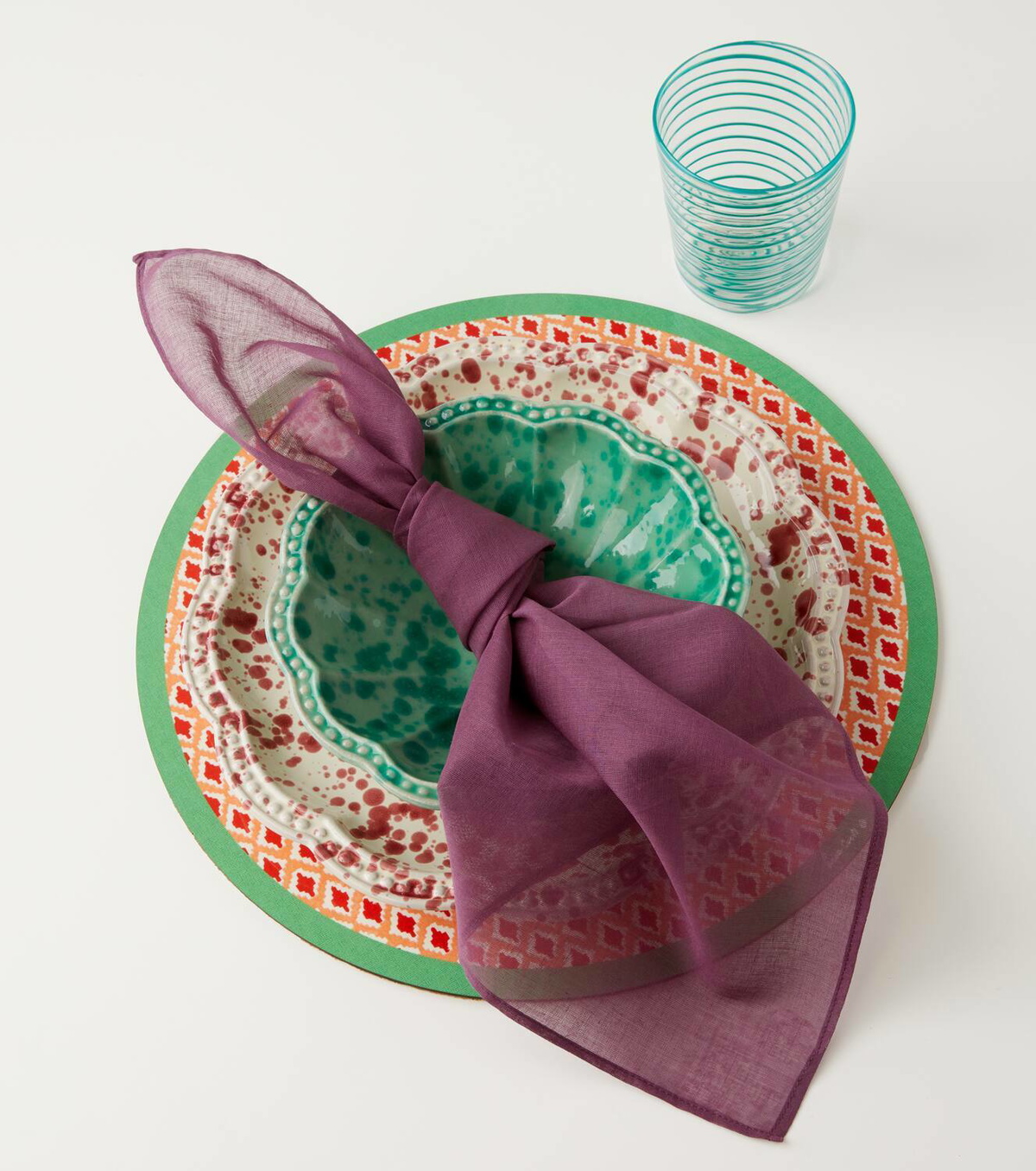 Lisa Corti Hima Palma set of 2 placemats