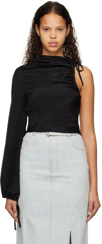 Photo: Elleme Black Asymmetric Blouse