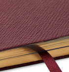 Kingsman - Smythson Panama Cross-Grain Leather Notebook - Burgundy