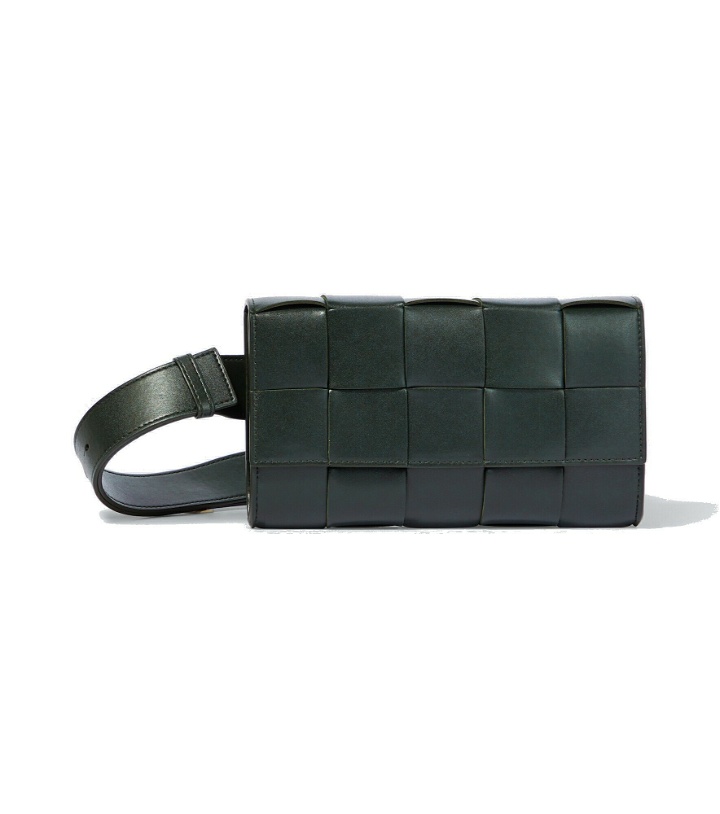 Photo: Bottega Veneta - Cassette leather belt bag