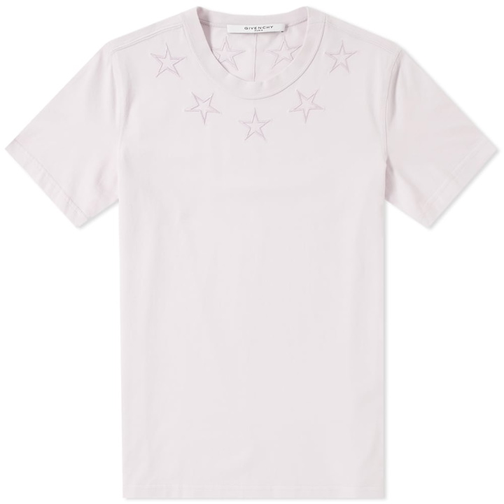 Photo: Givenchy Star Embroidered Neck Tee