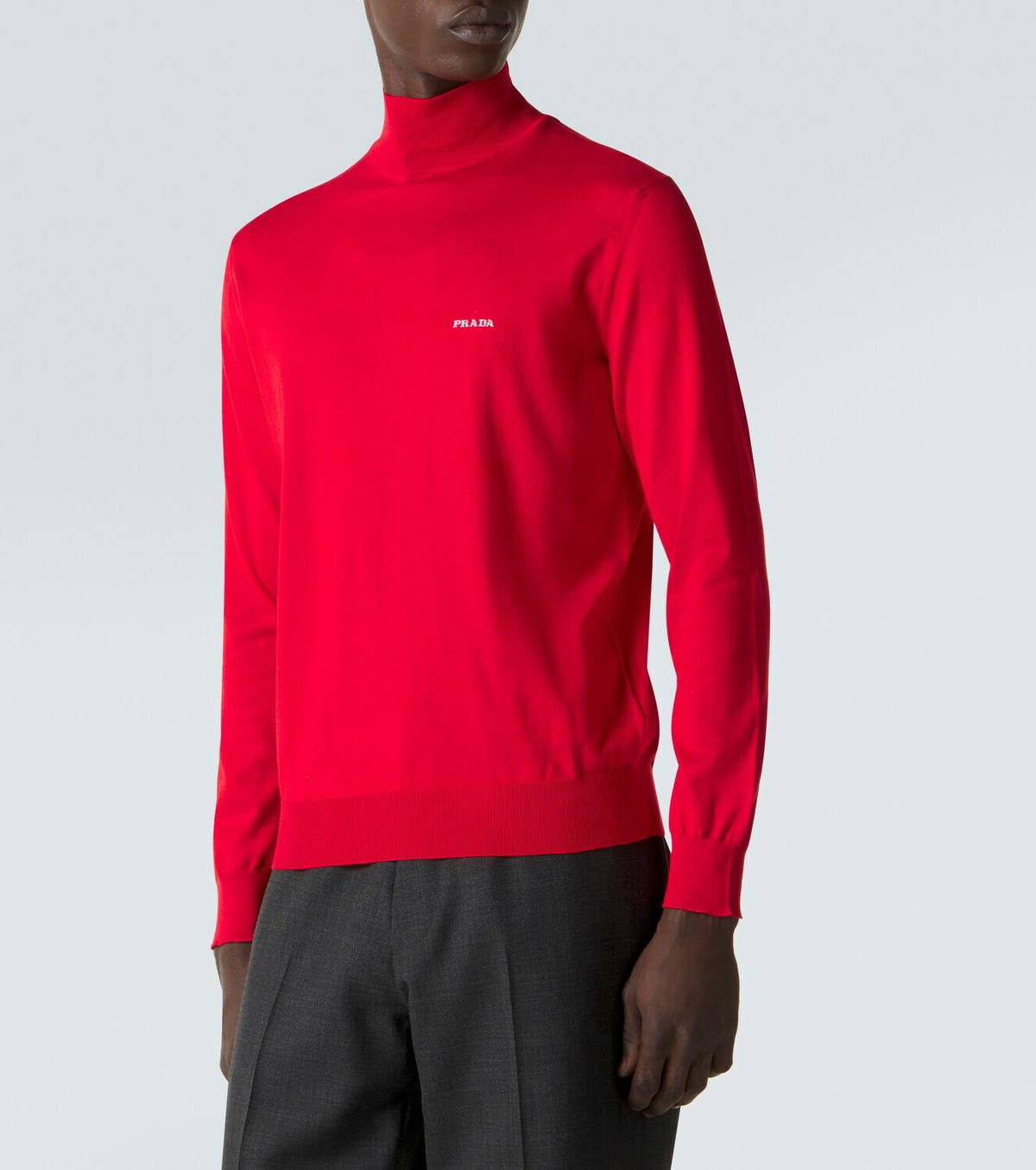 Prada Cotton turtleneck sweater