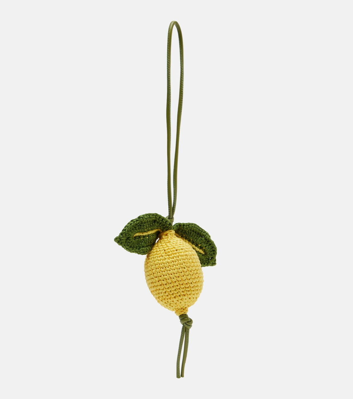 JW Anderson Lemon crochet bag charm