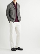 Massimo Alba - Cotton-Blend Polo Shirt - Burgundy