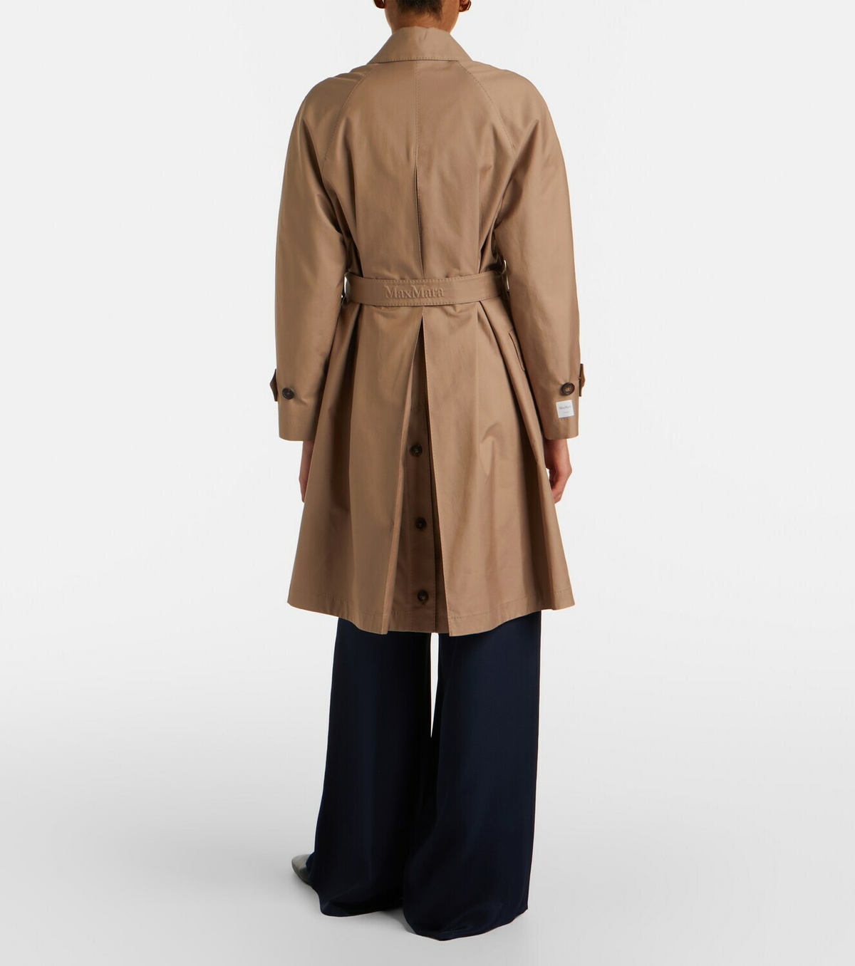 Max Mara Alessio cotton-blend gabardine trench coat