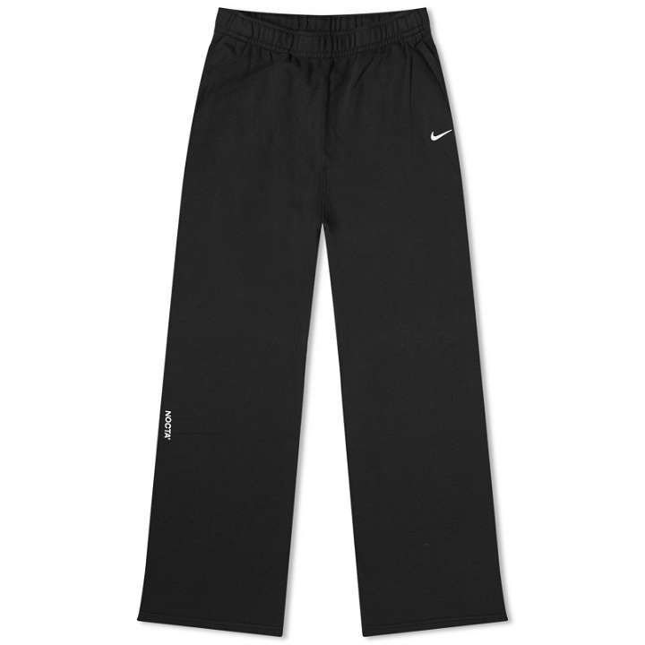 Photo: Nike x NOCTA Cardinal Stock Open Hem Fleece Pant in Black &White