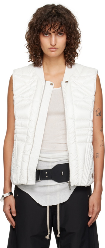 Photo: Rick Owens Moncler + Rick Owens Off-White Megapenta Flight Vest