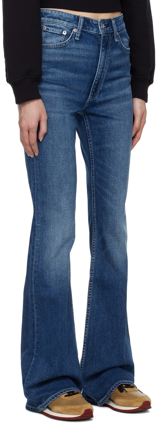 rag & bone Blue Casey Flared Jeans Rag and Bone