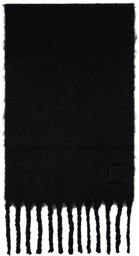 Versace Jeans Couture Black Piece Number Scarf