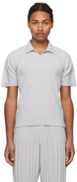 HOMME PLISSÉ ISSEY MIYAKE Gray Basics Polo