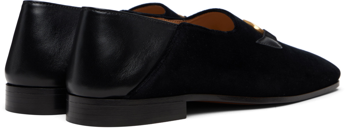 Valentino Garavani Black Babouchoes Loafers