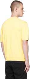 Hugo Yellow Embroidered Sweater