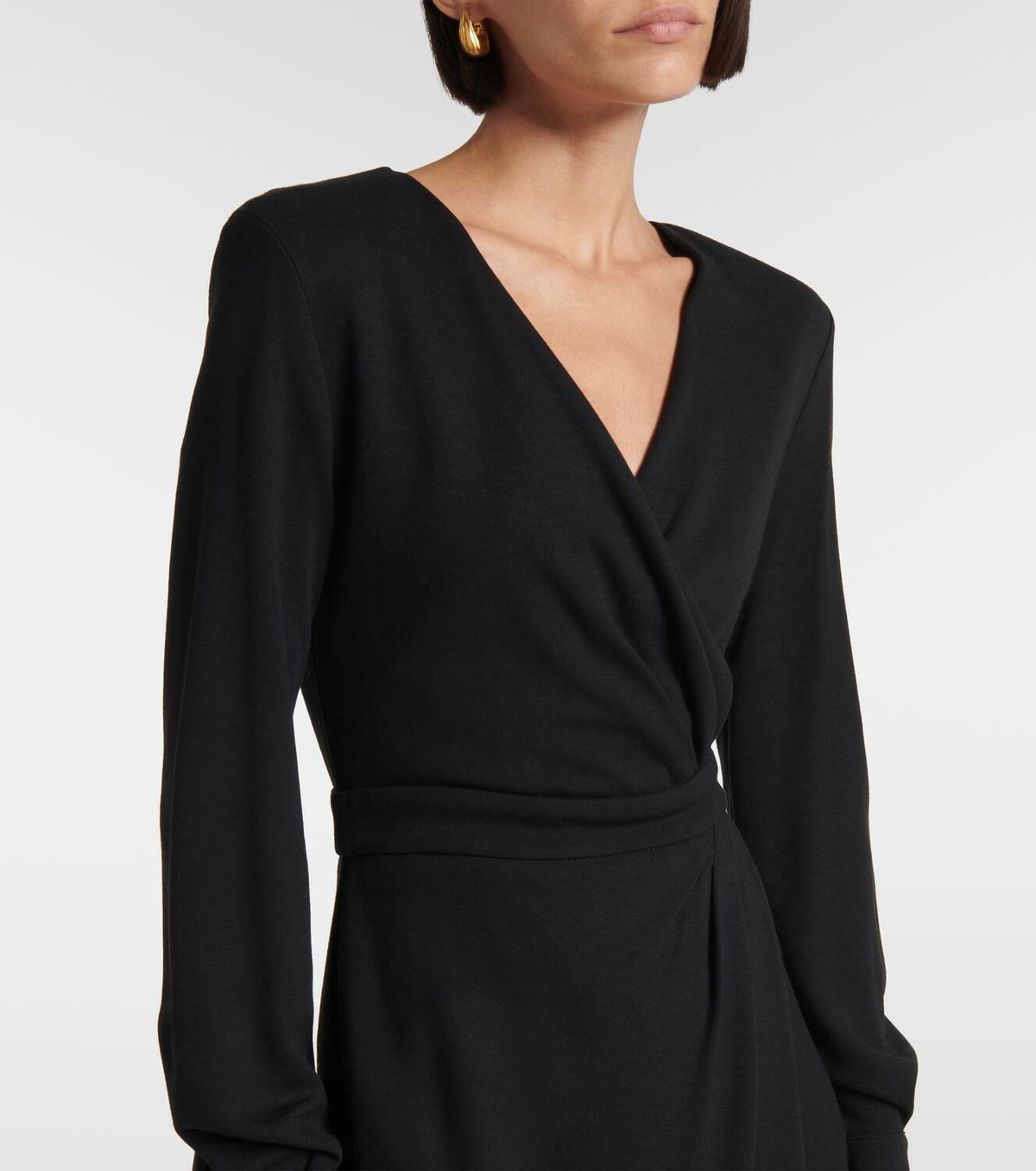 MAX MARA ワンピース Virtus gathered jersey midi dress976179 Max Mara Virtus gathered jersey midi dress Max Mara