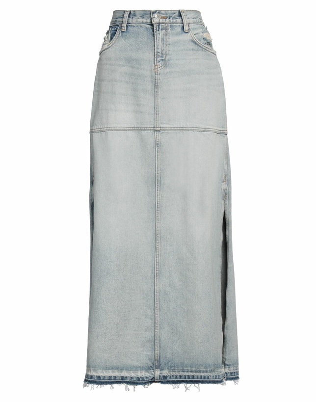 Photo: Re/done Womens Denim skirt in Blue