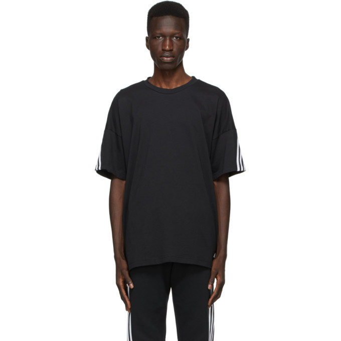 Photo: adidas Originals Black 3-Stripes T-Shirt