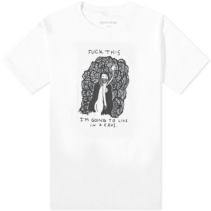 Photo: Fucking Awesome Men's Fuck This T-Shirt in White