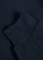 Raith Axel Hooded Cotton-blend Sweatshirt Navy