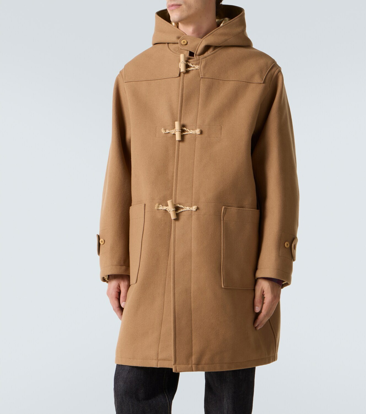 Visvim Commodore wool and linen duffel coat Visvim