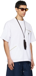 sacai White Carhartt WIP Edition Cotton Jersey T-shirt