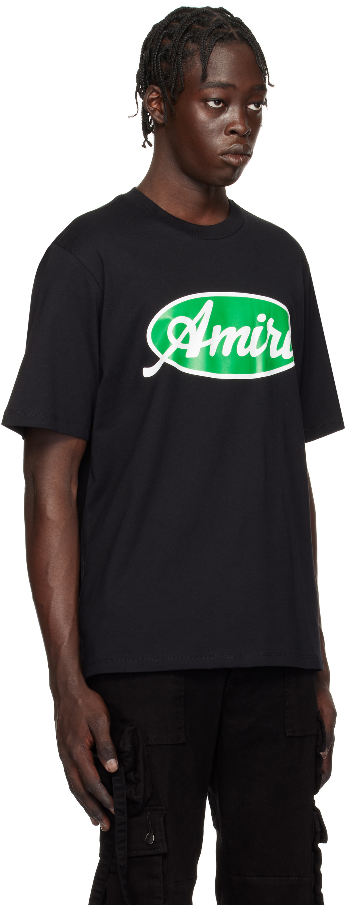 【AMIRI】関税込★oval t-shirt Amiri Oval Tee in Black | FWRD