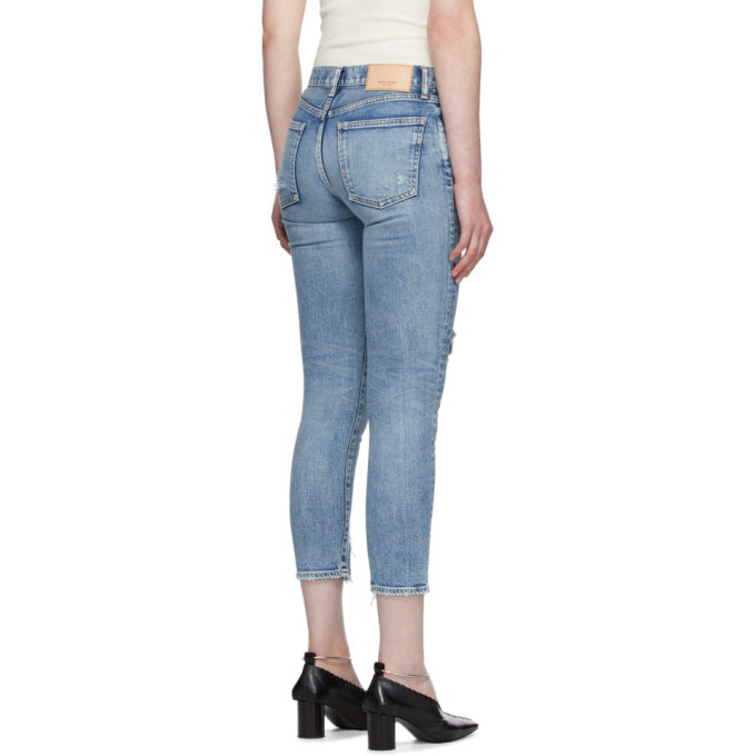 Moussy Vintage Blue Ithan Skinny Jeans