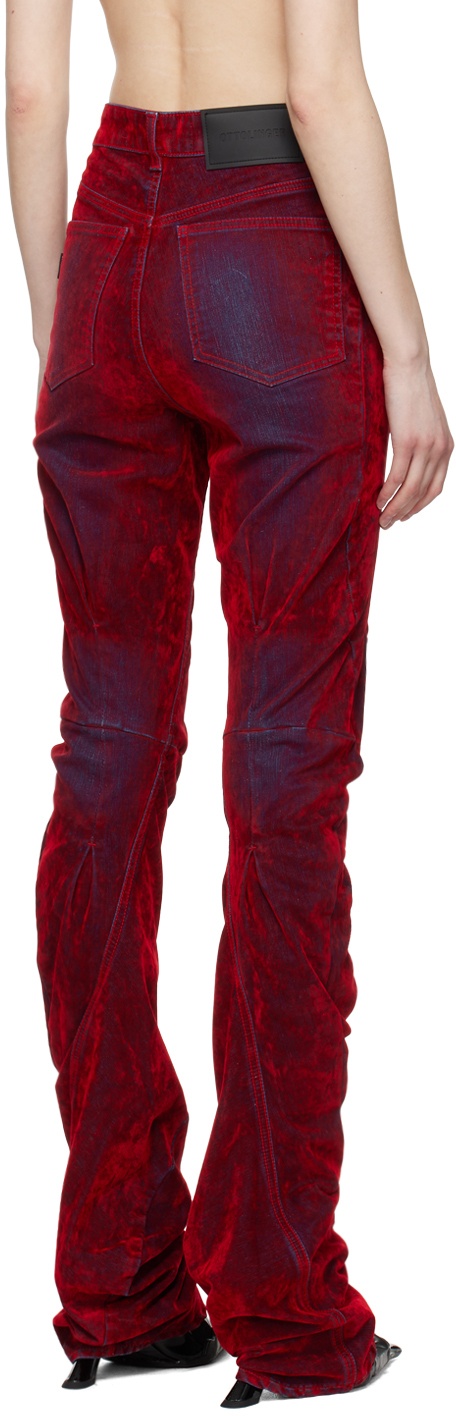 Ottolinger Red Drape Jeans Ottolinger