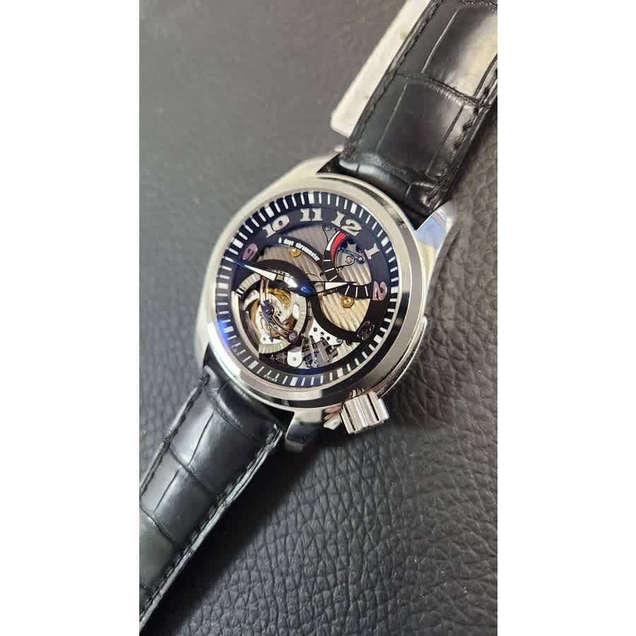 Chopard L.U.C. Tourbillon Hand Wind Chronometer Black Dial Mens Watch 161917-1001