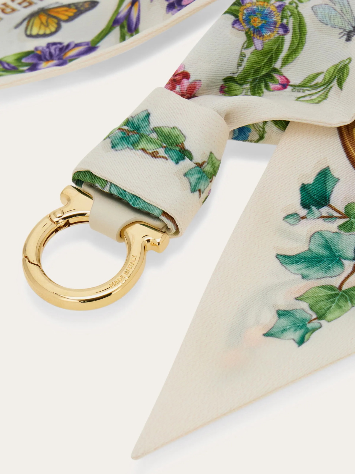 Ferragamo Womens Silk keyholder in Multicolor