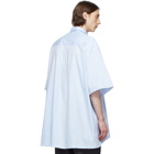 Givenchy Blue Oversize Patch Shirt