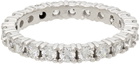 Hatton Labs Silver & White Eternity Ring