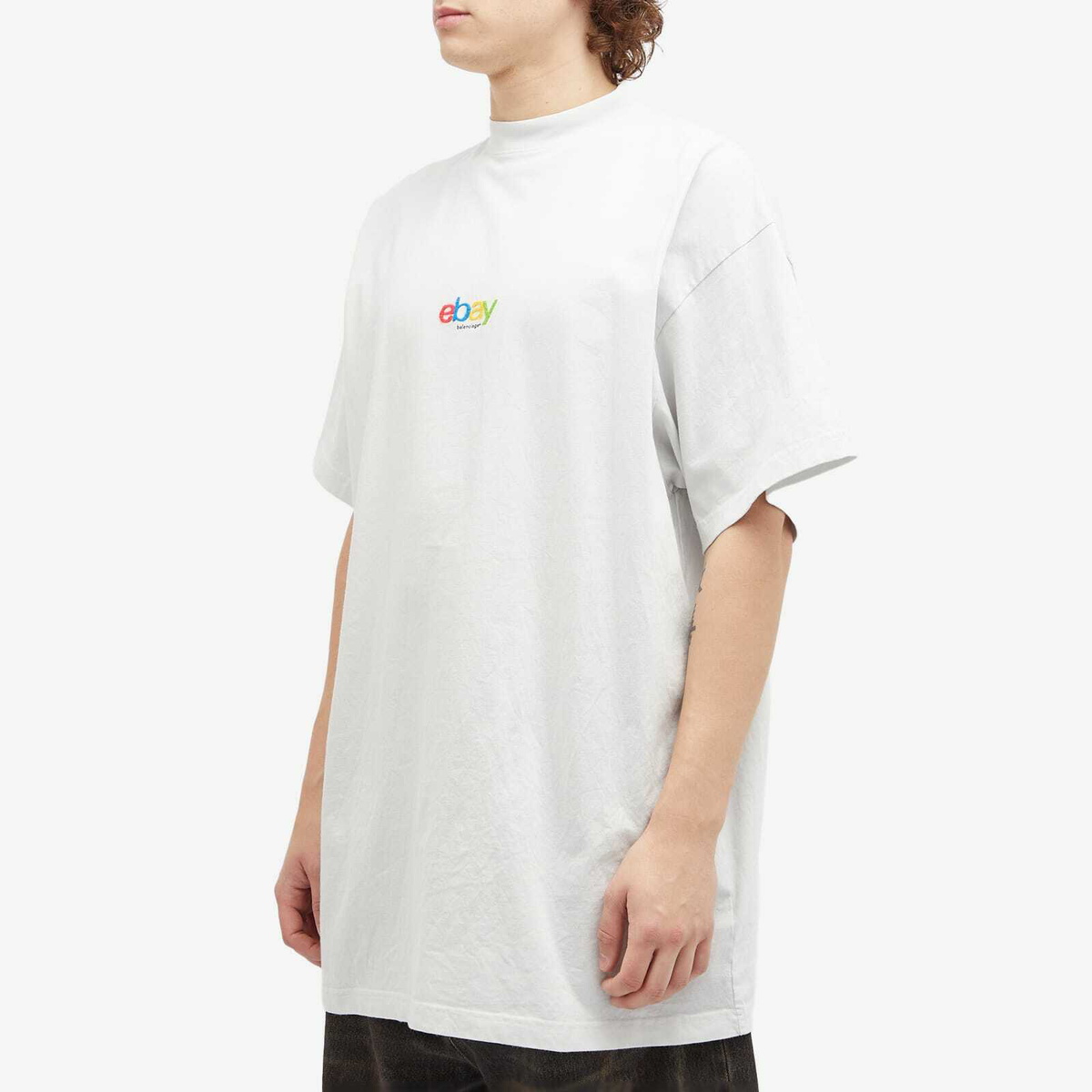 送料込+BALENCIAGA+Ebay Tシャツ オーバーサイズ Balenciaga Ebay T-Shirt Oversized | Saks Fifth Avenue