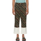 Loewe Black Paulas Ibiza Edition Flag Fisherman Trousers