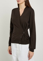 Lemaire Twisted Knit Jumper Dark Brown