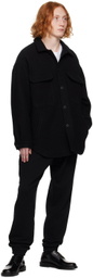 Lownn Black Felted Jacket