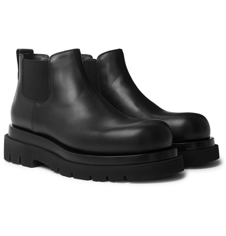 Photo: Bottega Veneta - Leather Chelsea Boots - Black