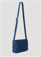 Bottega Veneta - Cassette Denim Shoulder Bag in Blue