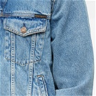Nudie Jeans Co Men's Nudie Robby Denim Jacket in Vintage Blue