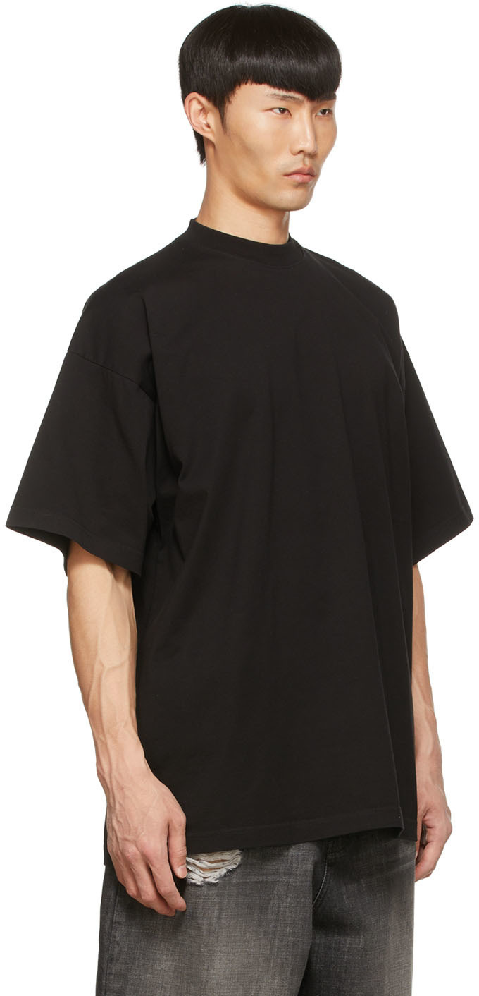 関税込 BALENCIAGA BLACK COTTON Tシャツ Balenciaga Not Been Done Cotton T-shirt | Black | FARFETCH SG