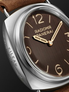 Panerai - Radionir Eilean Limited Edition Hand-Wound 45mm Stainless Steel and Leather Watch, Ref. No. PAM1243