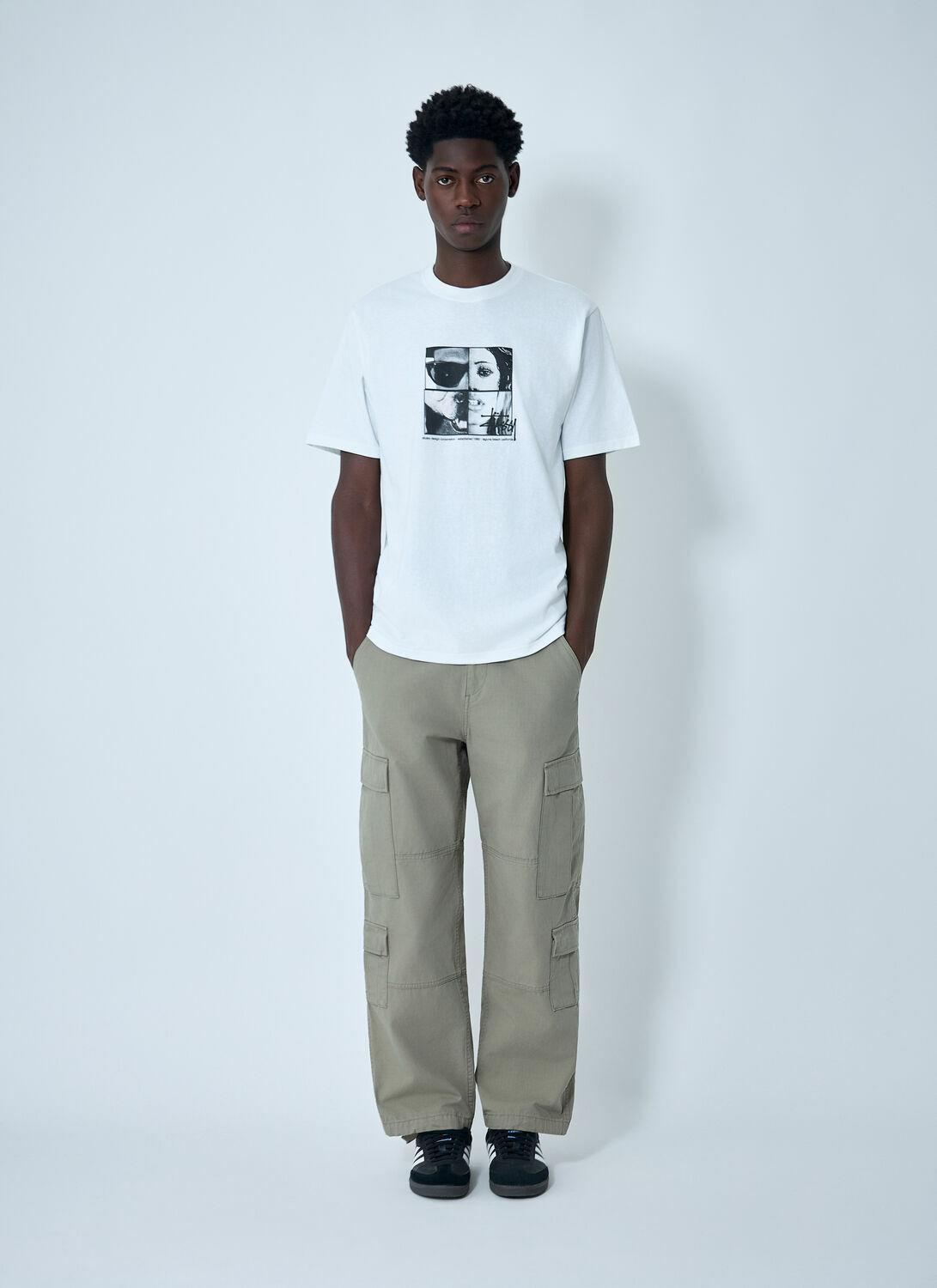 Stüssy Logo Motif T-Shirt