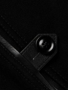 TOM FORD - Leather-Trimmed Cotton Bomber Jacket - Black